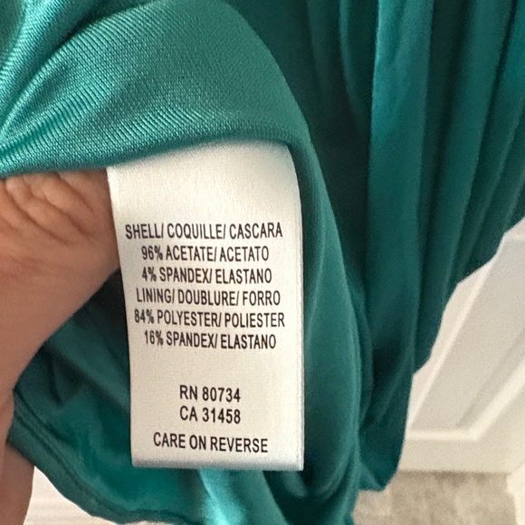 BCBGMaxAzria Emerald Green Cocktail Dress size XS - Picture 8 of 8